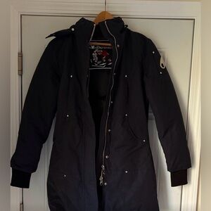 Authentic Moose Knuckles Navy Blue Puffer Jacket